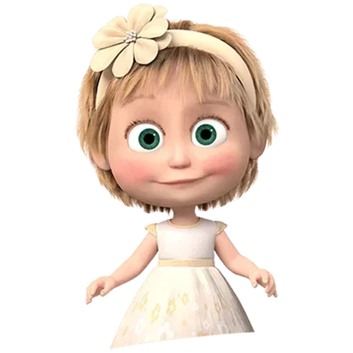 Стикер Лето с Машей Без Текста