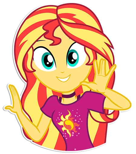 Стикер Sunset Shimmer [EG]