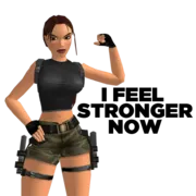 Стикер Tomb Raider Memes