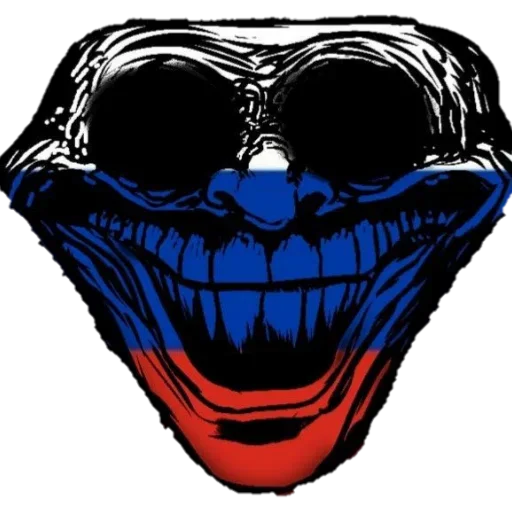 Стикер TROLL FACE HORROR