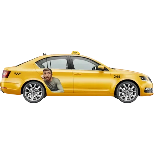 Стикер Taxi.ru