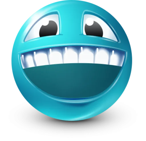 Стикер Teal Face