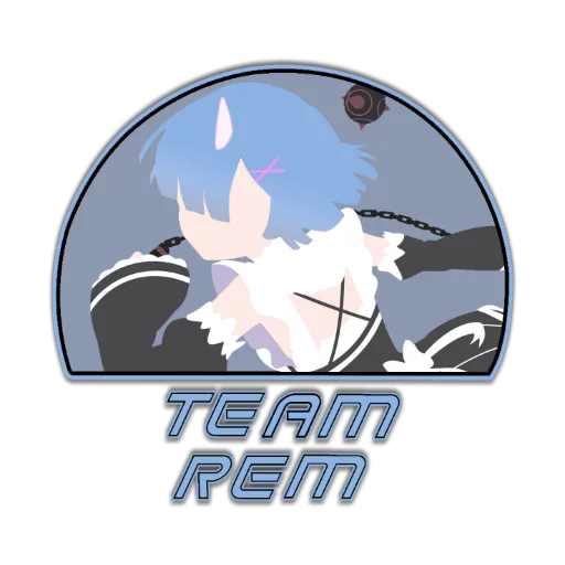 Стикер Team Rem
