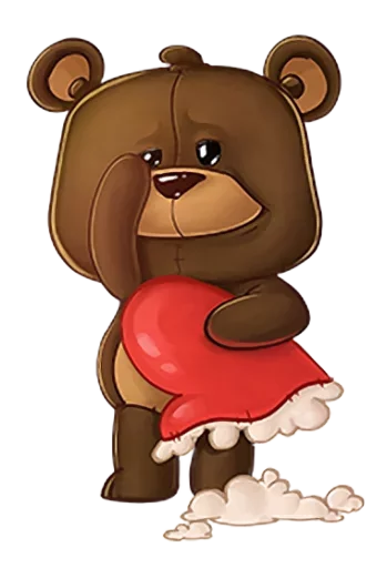 Стикер Мишка Teddy