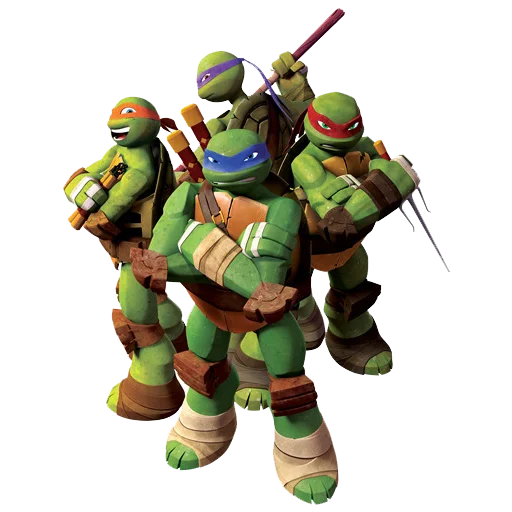 Стикер Teenage mutant ninja turtles