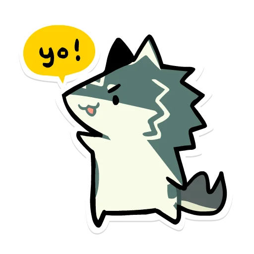 Стикер Wolf Link