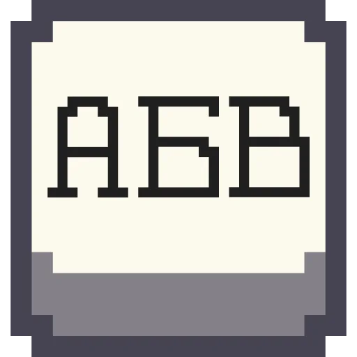 Стикер Pixel Cyrillic