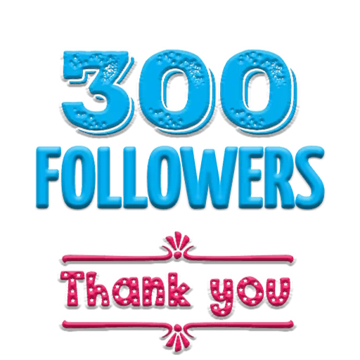 Стикер Thank you Followers