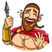 Стикер This is Sparta!