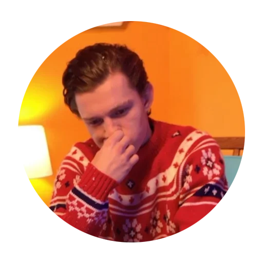 Стикер Tom Holland Funny