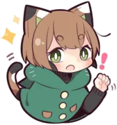 Стикер Tortoiseshell Kitten (3)