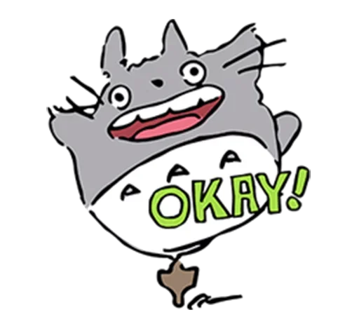 Стикер Totoro