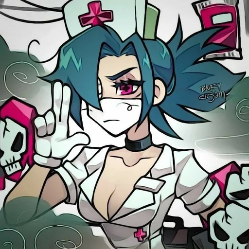 Стикер Skullgirls