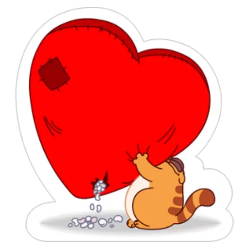Стикер V Love