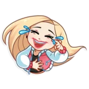 Стикер Vaper Girl