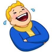Стикер Fallout Vault Boy