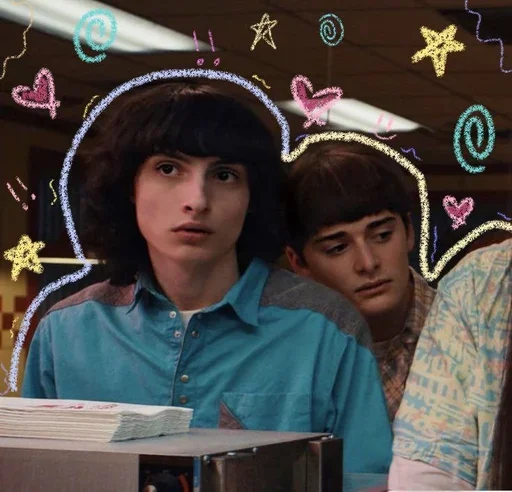 Стикер Very strange things