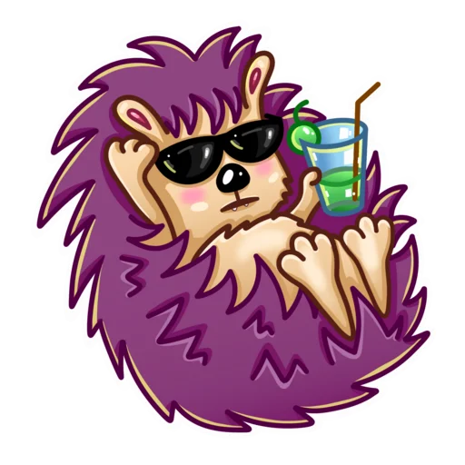 Стикер Ёжик