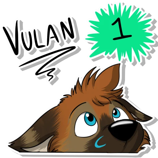 Стикер Vulan Fox