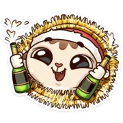 Стикер Вместе теплее