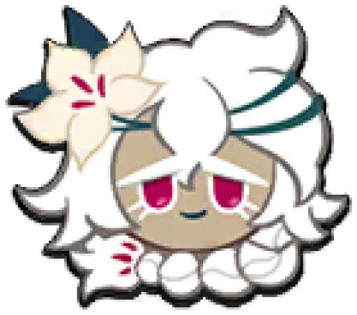 Стикер White Lily Cookie