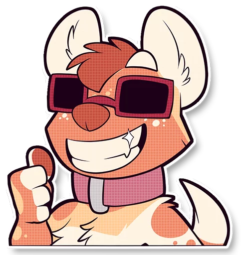 Стикер Cinnamon Wild Dog