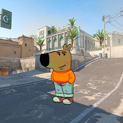 Стикер esports chill guy