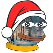 Стикер Winter Pepe