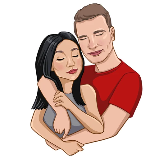 Стикер With love M&M