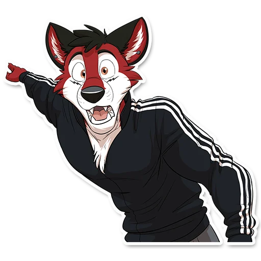 Стикер Wolf Ezo