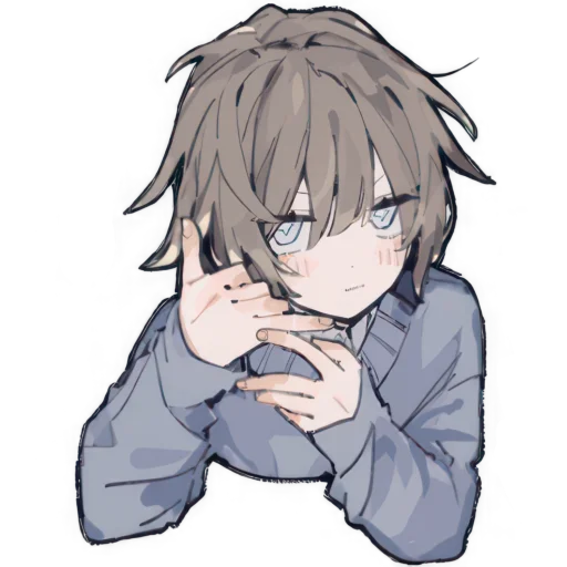 Стикер Волчий парень