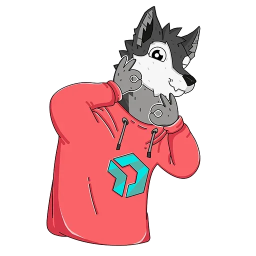 Стикер Wolfy
