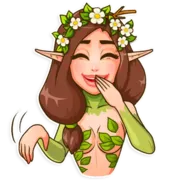 Стикер Wood Nymph