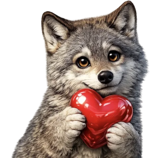 Стикер Волчонок