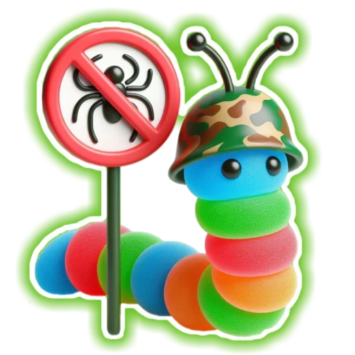 Стикер Worms