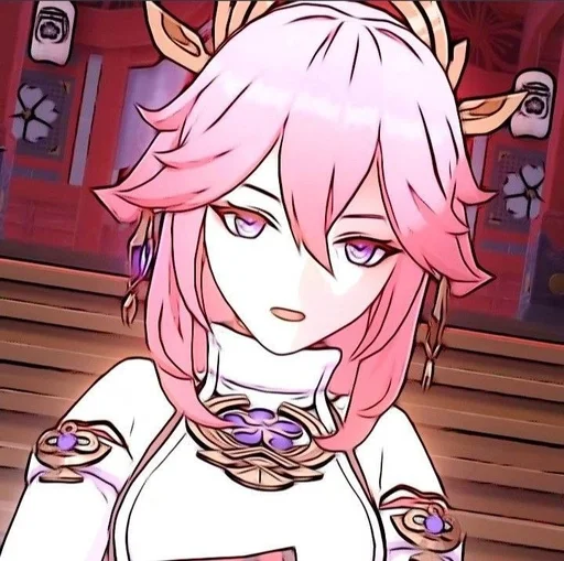 Стикер Yae Miko