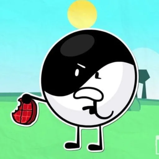 Стикер Yin Yang Inanimate Insanity