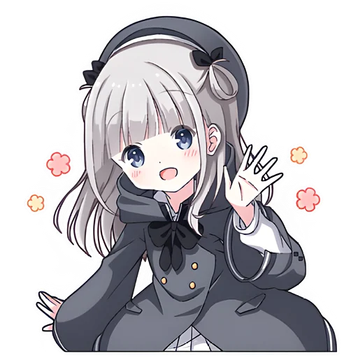 Стикер Умная тян