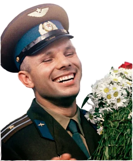 Стикер Юрий Гагарин