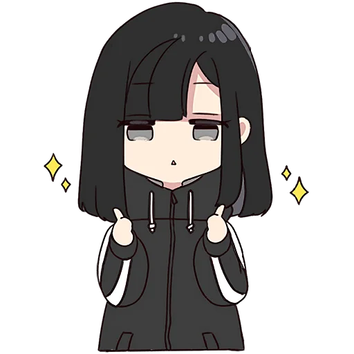 Стикер Юрудура тян