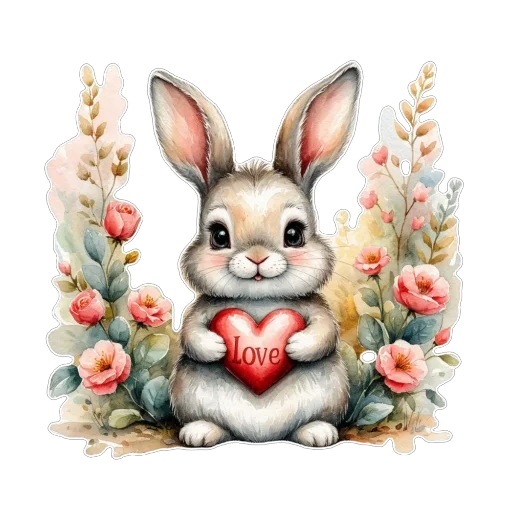 Стикер Зайка