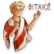 Стикер Жыве Беларусік