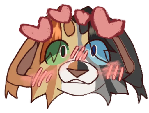 Стикер Котики