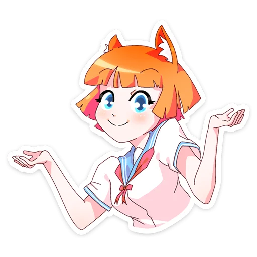 Стикер Айко-тян