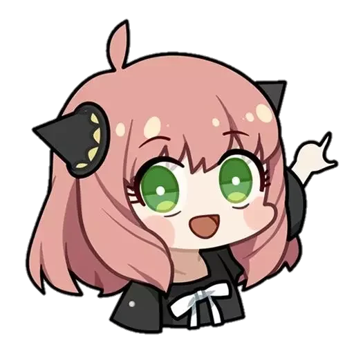 Стикер anya chibi