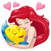 Стикер Ариэль