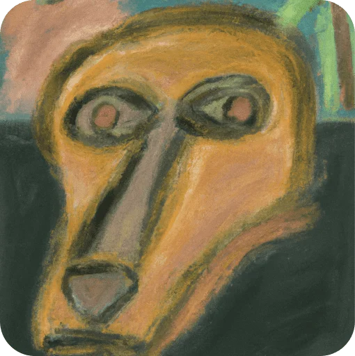 Стикер AI x Gauguin style