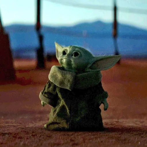 Стикер Baby Yoda