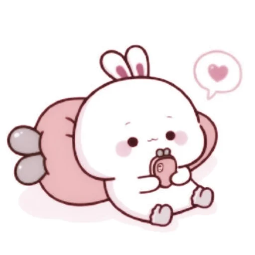 Стикер cute bunny