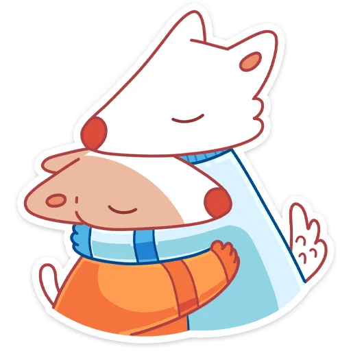 Стикер Белка и Стрелка